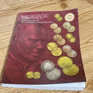 Heritage Catalog‎ US Coin Auction Eric Newman Collection Part V 14-15 Nov 2014